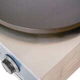 thumbnail of Cleiton® Crepera Profesional Doble Eléctrica de Sobremesa en acero inoxidable con 2 Placas de Hierro Fundido de 40 cm Ø | Crepera Industrial - 6000 W