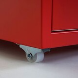 thumbnail of Rollcontainer Housten | HxBxT 69x28x41cm | 5 Schubladen | Rot | Schubladenschrank Stahlschrank