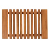 thumbnail of Felpudo de teca HWC-N10, alfombrilla de ducha, teca de calidad B (duramen, 20-30 años), 4x60x40cm