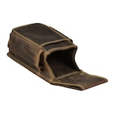 thumbnail of Greenburry Profikellnerset Kellnergeldbörse Kellnerbörse + Holster extra strong Leder doppelt genäht in Vintage antikbraun + Lederpflegeset