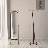 thumbnail of Miroir sur pied Medusa Noir