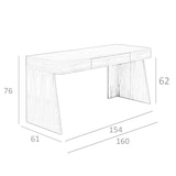 thumbnail of Angel Cerdá  Bürotisch aus Nussbaumholz und schwarzem Stahl 3217C