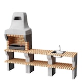 thumbnail of Cozinha de exterior Bailen plus xl de tijolo matizado