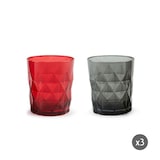 thumbnail of Excelsa Set Mit 6 Wasserglas Luxor Glas 8X8X10 34,5 Cl Bunt