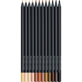 thumbnail of Etui de 12 crayons de couleur Black Edition, couleurs peaux assorties