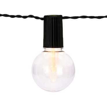 WellHome - Conjunto de 20 luzes solares brancas quentes para festa com painéis de LED cinza - painel solar e bateria recarregável incluídos