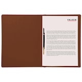 thumbnail of Falken 26001184 Schnellhefter Karton, gebrauchsfertig gefaltet, für DIN A4, 240g/m2 Manila-RC-Krt., intensivfarben, 10er Poly - Dunkelbraun