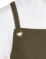 thumbnail of PROVENCE - Crossover Eyelets Bib Apron with Pocket: One Size / Grey