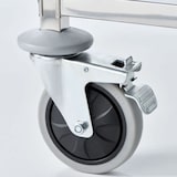 thumbnail of Carro portabandejas de acero inoxidable, apto para 14 bandejas GN 1/2, 590 x 670 x 1735 mm (An x Pr x Al)