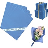 thumbnail of Carta velina azzurro cielo 50x75 cm – 250 fogli per confezioni regalo, decorazioni floreali, feste ed eventi eleganti