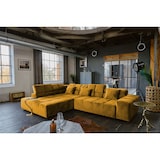 thumbnail of KAWOLA Sofa NEVADA Ecksofa Velvet curry Recamiere links