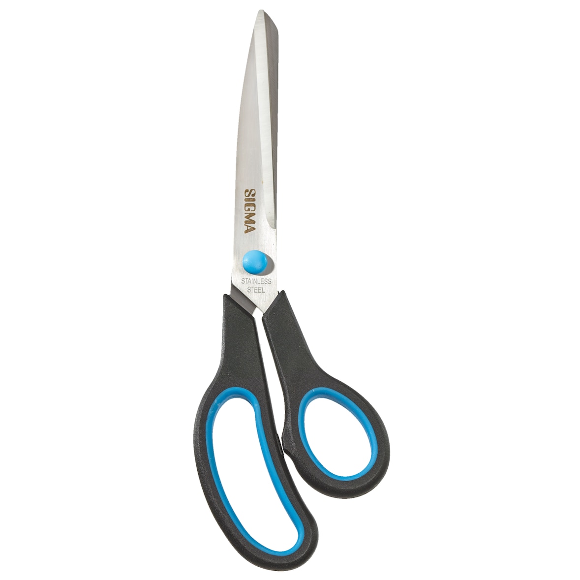 SIGMA Ciseaux SC07, 24.6 cm, acier inoxydable/polypropylène, bleu/noir