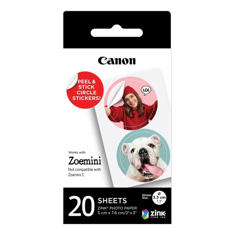 Papier Photo Instantané Canon Zink Pour Imprimante Photo Portable Zoemini