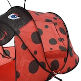 thumbnail of Kinder Pop-Up Strandmuschel Strandzelt Sichtschutz Zelt rot UV 50+