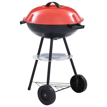 Barbecue A Carbone Kettle Portatile Xxl Con Ruote 44 cm