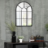 thumbnail of Espejo decorativo de pared 50x70 cm espejo de ventana de metal para salón dormitorio entrada estilo moderno negro