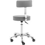 thumbnail of physa Rollhocker mit Rückenlehne - 530 - 710 mm - Dunkelgrau