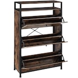 thumbnail of tectake Schoenenkast - Industrieel hout donker, rustiek, 81 cm - 404539