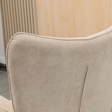 thumbnail of HOMCOM - Ohrensessel mit Hocker - 72L x 80B x 101H cm - beige