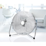 thumbnail of Tarrington House Ventilador de suelo WM2300, aluminio/metal, 55 x 30 x 54 cm, Ø 45 cm, 110 W, 3 velocidades, plata