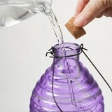 thumbnail of Wespenfänger HONIGTOPF Wespenfalle geriffeltes Glas D: 13cm lila