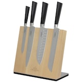 thumbnail of Bloc à couteaux aimanté rectangulaire en bois de hêtre