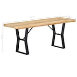 thumbnail of Helloshop26 - Banquette pouf tabouret meuble banc 110 cm bois de manguier massif 3002244