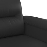 thumbnail of Ensemble de canapés 3 pcs avec coussins Noir Similicuir Modèle Termontis