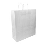 thumbnail of MONOUSO - Buste Shopper in Carta Bianca 110g/m² 42+16x49cm (250 Pezzi)