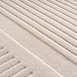 thumbnail of Teppich Wohnzimmer Boho Pflegeleicht Waschbar Schlafzimmer OEKO-TEX Creme 120x170 cm Fußbodenheizung geeignet – LAVAREDO von Kadima Design