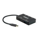 thumbnail of Hub ROLINE USB 3.2 Gen 2, 4 porte (2x USB-A + 2x USB-C), PD, cavo di collegamento di tipo C