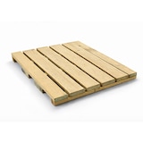 thumbnail of Loseta de madera de pino suelo exterior 100x100x3,3 cm tratada autoclave nivel 3 para jardín