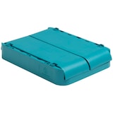 thumbnail of Exacompta Cod. 27034D - Set di 4 Scatole pieghevoli con maniglie The Smart Case mini Skandi - Polipropilene riciclato - F.to A6 - Blu pacifico