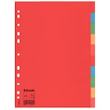 thumbnail of Separadores multitaladro. DIN A4. Sin cartulina índice. Pestañas cartón 150g. 1-10, multicolor. Pack de 10