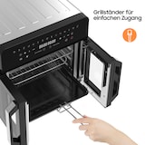 thumbnail of Heißluftfritteuse 23 Liter, XXL Airfryer mit Doppeltür und Sichtfenster, 15 Programme, LED-Touch, 12 Zubehörteile