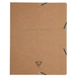 thumbnail of Clairefontaine 5x Flying Spirit, braune Sammelmappe mit Gummizug und 3 Klappen, 24x32cm, Motive sortiert - Braun 103514C