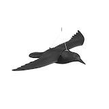 thumbnail of Relaxdays Vogelschreck, 3er Set, zum Aufhängen, fliegende Kunststoff Krähe, zur Vogelabwehr, Garten & Balkon, schwarz