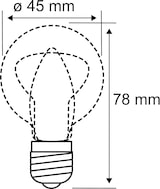 thumbnail of Paulmann LED Tropfen Filament   E27 230V 2x470lm 2x5W 2700K  Matt 28639