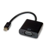 thumbnail of VALUE Mini DisplayPort-VGA Adapter, Mini DP ST - VGA BU, Aktiv