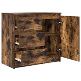 thumbnail of vidaXL Sideboard mit Schublade Räuchereiche 71x35x65 cm Holzwerkstoff