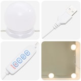 thumbnail of vidaXL Kaptafel met Spiegel Ambachtelijk Eiken MDF, Glas 60 x 31.5 x 62 cm