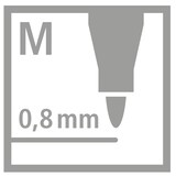 thumbnail of STABILO Pochette de 8 stylos-feutres pointe moyenne pointMax
