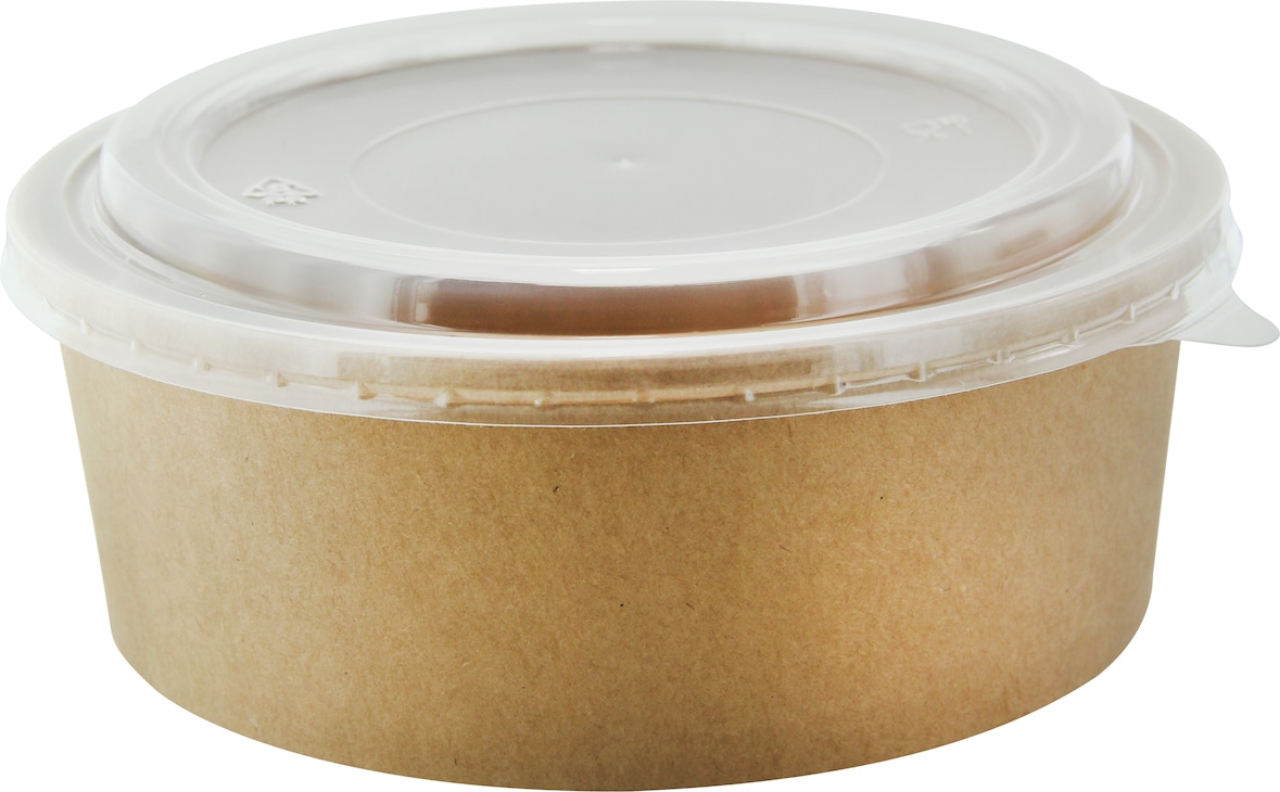 Firstpack PCP1100K insalatiera bowl antiunto in cartone kraft. 1200 ml ...