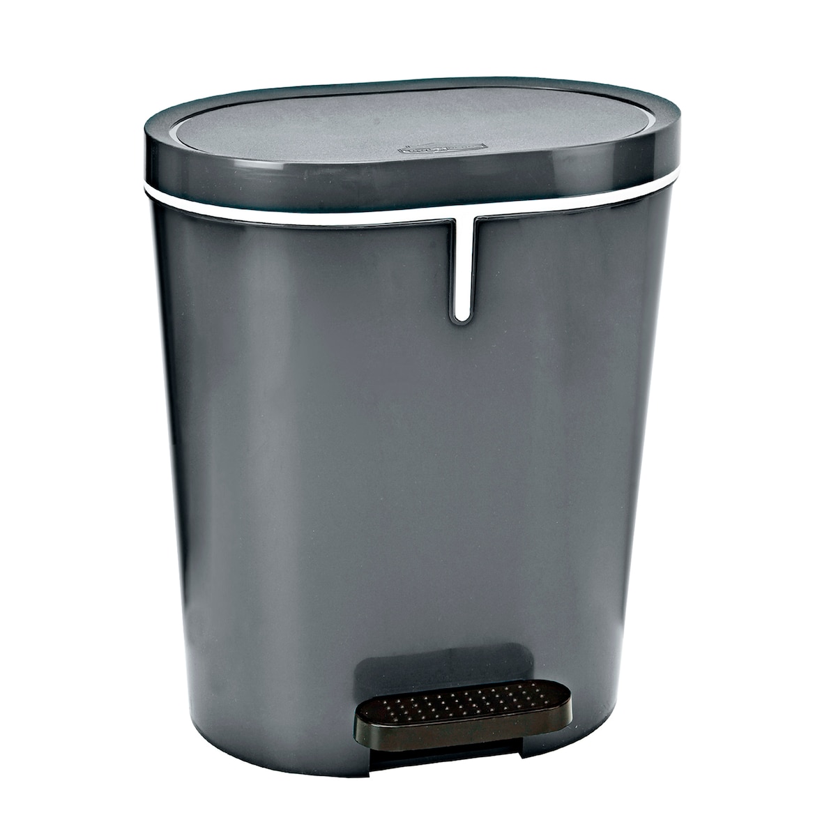 Cubo con pedal Pedalbin Oval 25 litros. Color Gris antracita.