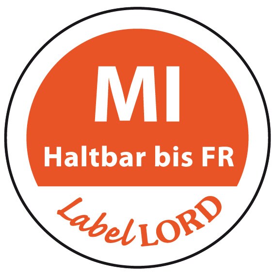Labellord Tagesetiketten MI "Haltbar bis" "Aqua Label", 500 Stück