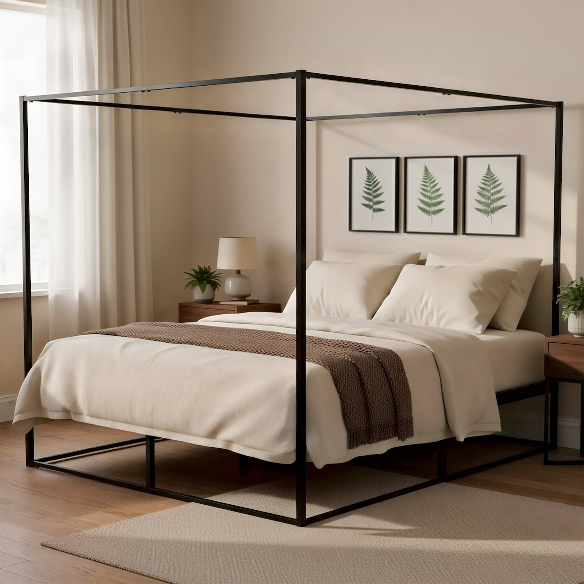 Cama con dosel Batoni 180 x 200 cm