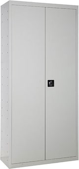 thumbnail of SimonRack Armario Metálico Garaje, 4 Estantes, 2 Puertas, 1800x600x400 mm, Armario Oficina, Amario Multiusos, Gris Prelacado - Simonlocker