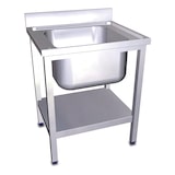 thumbnail of Fregadero con soporte, cubeta y entrepaño