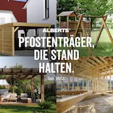 thumbnail of Alberts Pfostenträger 4er Set Pfostenanker höhenverstellbar 150 - 190 mm feuerverzinkt