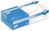 thumbnail of 1000 Unigloves Blue Pearl Nitrilhandschuhe - Gr. XS - Einmalhandschuhe
